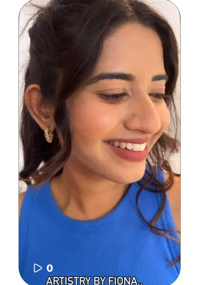 Another shot of my beautiful client's "no-makeup" makeup look. Her skin looks so fresh and healthy, which is always my goal.