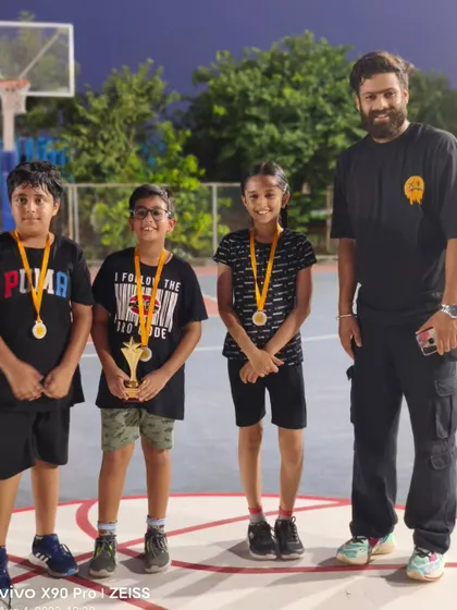 Another shot of our proud U-10 team and their hard-earned awards.