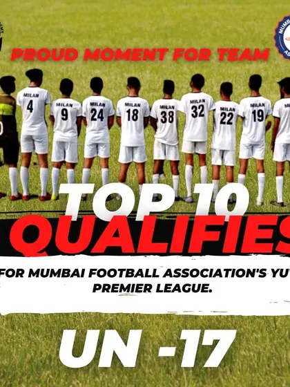 Our Under-17 team, lined up and ready for the big leagues. We are proud to have qualified for the prestigious Mumbai Football Association's Yuva Premier League.