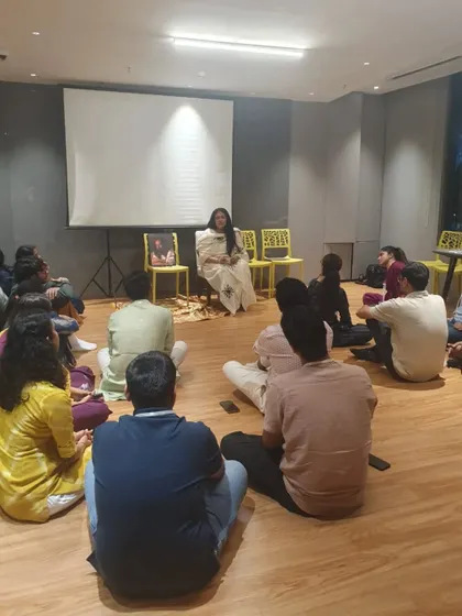 A glimpse of our Mumbai Matrimony Meet, where participants gathered for meaningful conversations. It's in these moments that connections that resonate and hearts that align are found.