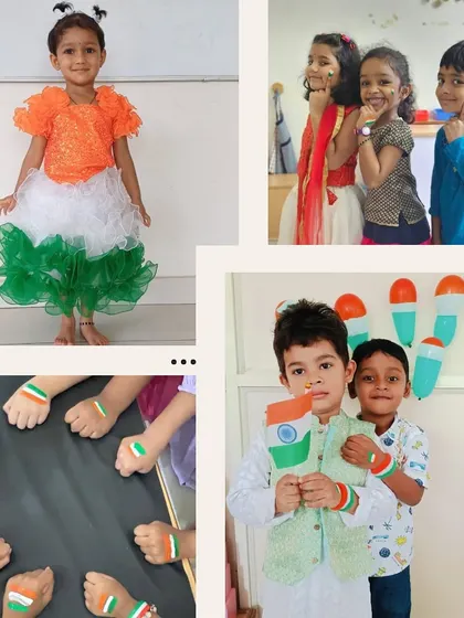 Dressed in the colors of the tiranga, our children celebrate Independence Day with joy and pride. We nurture a love for our country from a very young age.