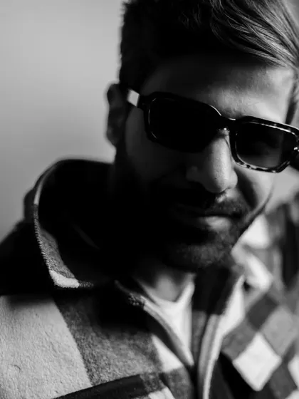 A simple, stylish portrait. My focus is always on the music, but it's important to have a strong visual identity as an artist.