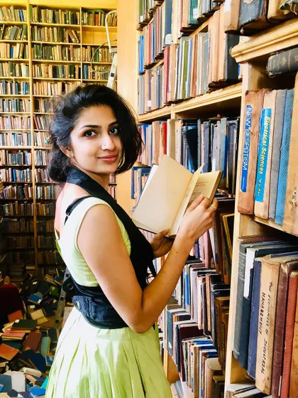 A nostalgic photo from 2018 in a library. Nostalgia is a tricky thing, hitting you with sweetness only to leave a bitter aftertaste.