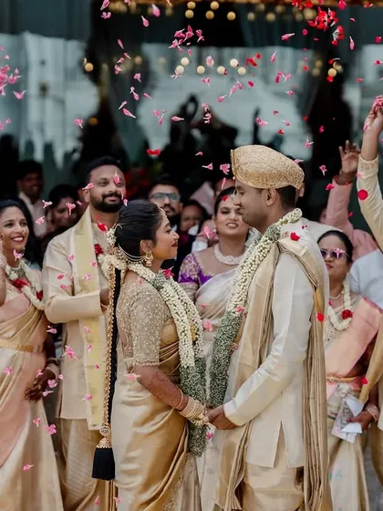 A royal affair at the Fairmont Jaipur. We specialize in destination wedding photography, capturing the grandeur of palace venues while telling an intimate love story.