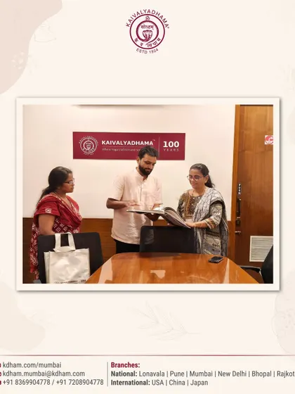 We were delighted to welcome Dr. Shivanand Ji, Residence Deputy Collector, to our Mumbai center. Such interactions allow us to share our vision for how yoga and holistic health can cultivate a more balanced society.