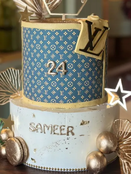 Serving couture in every bite. Our designer bag cakes, inspired by brands like Louis Vuitton and Hermès, are where high fashion meets frosting. It's luxury you can eat.