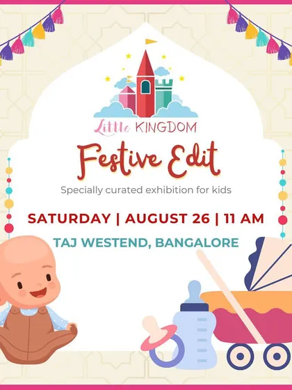 An invitation to the Festive Edit, with a graphic highlighting the newborn and maternity products available.