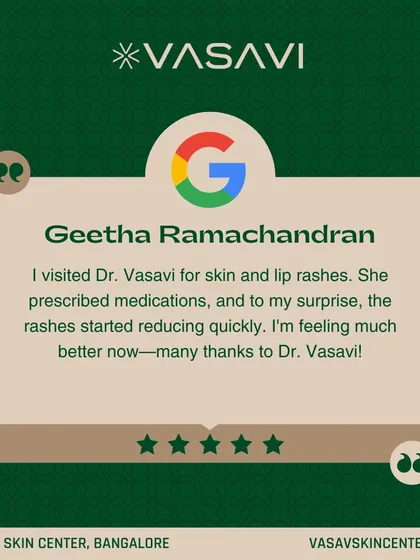 This patient visited me for skin and lip rashes. I prescribed medication, and I am pleased to hear the rashes reduced quickly and she is feeling much better. A swift and accurate diagnosis is key to effective treatment.