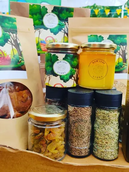 We also offer a selection of high-quality packaged goods, including organic spices, raisins, and honey. These products have a longer shelf life and are a great way for our partners to offer their customers more organic choices.