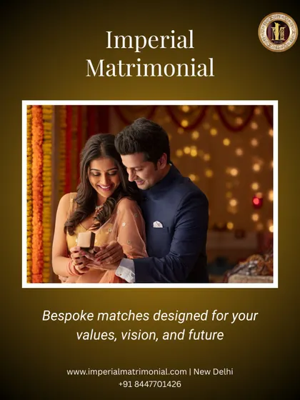 We design bespoke matches tailored to your values, vision, and future. This image captures a tender moment, reflecting the personalized and thoughtful nature of our service.