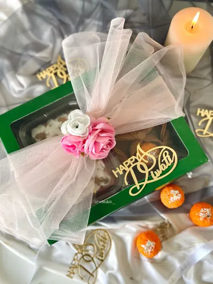 My festive Diwali collection is live! This beautifully packaged hamper is perfect for spreading joy and light to friends, family, or employees.
