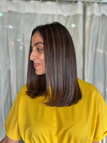A side view of the soft cocoa brown, showing off its subtle highlights and smooth finish.