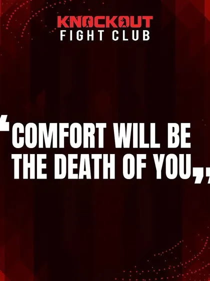 Comfort is the enemy of growth. I push you to step out of your comfort zone because that is where you will find success and adventure.