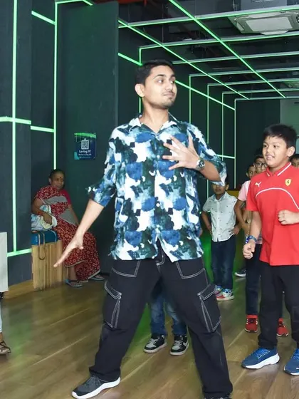 Moments from a high-energy dance party and workshop for kids. These events are full of fun, learning basic choreography, and enjoying dance in a group.