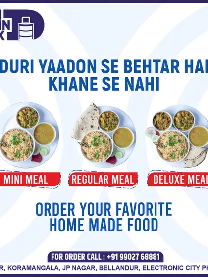 Don't miss out on good food just because you're away from home. My Mini, Regular, and Deluxe meals are designed to bring you the comfort of homemade food, no matter what your hunger level is.