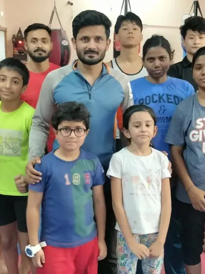 Earning a belt is a big milestone that gives kids a goal to work towards. Here is a group of our students who have just earned their yellow belts, a testament to their hard work and dedication.