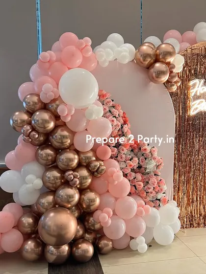 My 16th birthday designs are all about making a statement. I use trendy elements like shimmer walls, neon signs, and beautiful color combinations to create the perfect party backdrop.