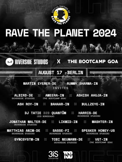 Another look at the massive lineup for our float in Berlin. So many talented friends and colleagues in one place.