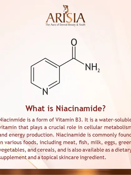 Let's break down Niacinamide. It's a form of Vitamin B3 that plays a crucial role in cellular metabolism and is a powerful topical ingredient for improving skin health.