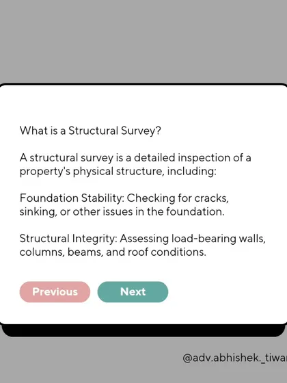 A structural survey involves a detailed inspection of a property's physical condition. This includes checking the foundation for stability and assessing the integrity of load-bearing walls, columns, beams, and the roof to identify any potential risks.