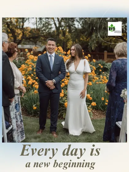 Every day is a new beginning. With the right partner, each day is a chance to build a beautiful life together.