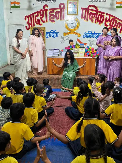 Interacting with the students and sharing stories. These moments of pure joy remind me of what's truly important in life.