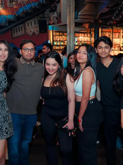 A group of friends enjoying their night out. Seeing people make memories to my music is the best part of the job.