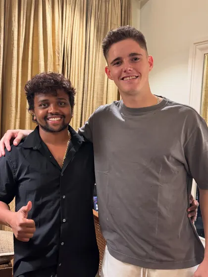 Another photo with Jacob Bethell.