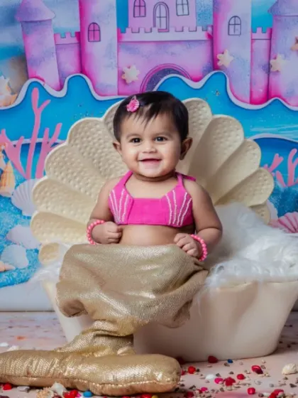 Diving deep into sweetness and smiles. Our little mermaid is the pearl of the ocean.