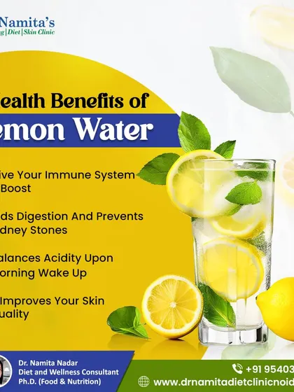 Starting your day with lemon water is a simple habit with big benefits. It boosts your immune system, aids digestion, helps prevent kidney stones, and improves your skin quality.