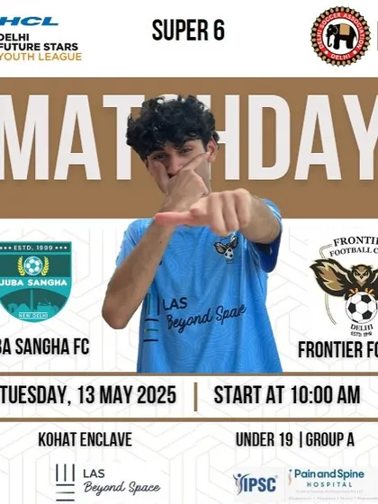 U-19 match day in the Super 6. Our boys are focused and ready to go.