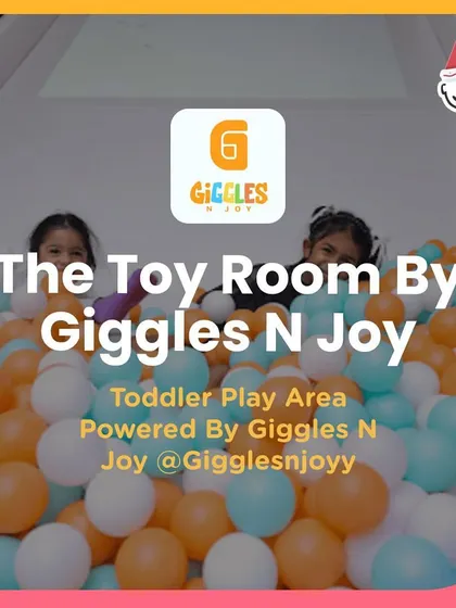 The Toy Room by Giggles N Joy, a dedicated toddler play area at our festivals.