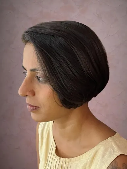 Another angle of Sushmita's elegant bob.