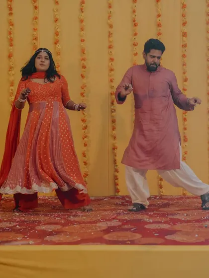 A candid moment of joy during a couple's dance. My goal is to make you forget the steps and just feel the music and the moment with your partner.