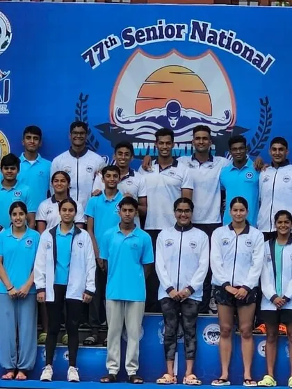 Team BAC ready to give their best at the 77th Senior National Aquatic Championships.