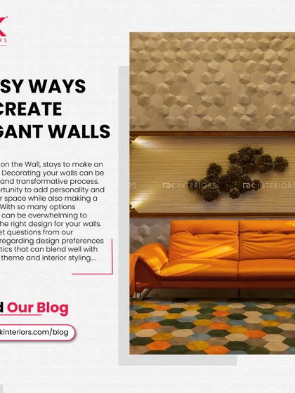 What goes on the wall makes an impression. Read our blog for three easy ways to create elegant walls, from textured panels to artistic decor, to add personality and style to your home.