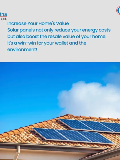 Installing solar panels can increase your home's value. It's a win-win for your wallet and the environment, making your property more attractive to future buyers while you save on energy costs.