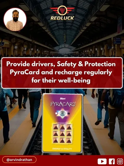 For the well-being and safety of drivers in a transport business, I recommend providing them with a Safety & Protection PyraCard. This personal energy tool should be recharged regularly to maintain its protective shield.