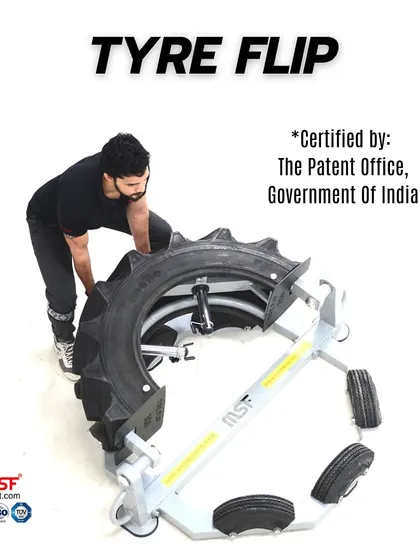 Our patented Tyre Flip machine offers a safe and effective way to perform one of the most powerful functional fitness exercises, building full-body strength and endurance without the risk of traditional tyre flipping.