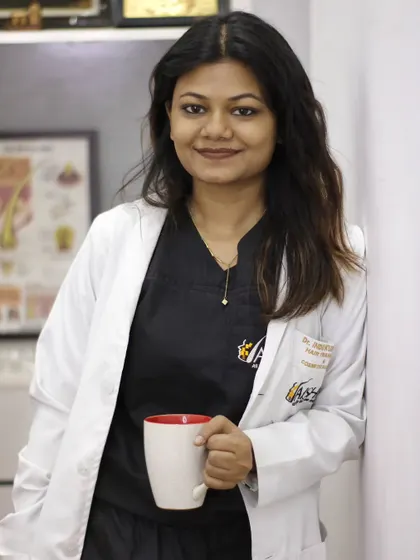 A moment of contentment during a busy clinic day. I am passionate about my work and committed to offering the very best in dermatological care to every person who walks through my door.