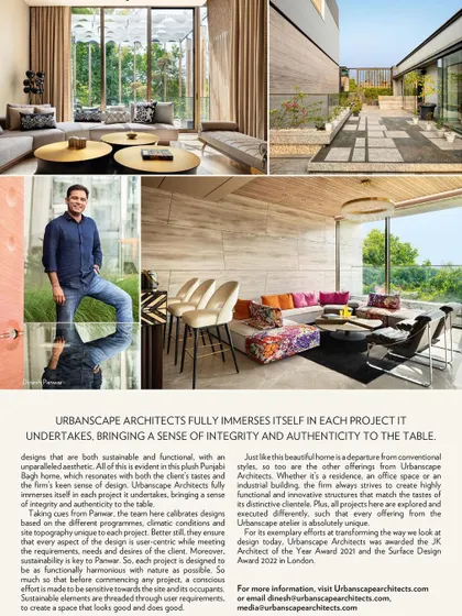 We were excited to share our Punjabi Bagh project in a feature with Vogue India. The article highlights how our firm brings a sense of integrity and authenticity to every project we undertake.