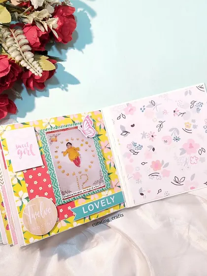 The 12-month page, celebrating a full year of beautiful memories.