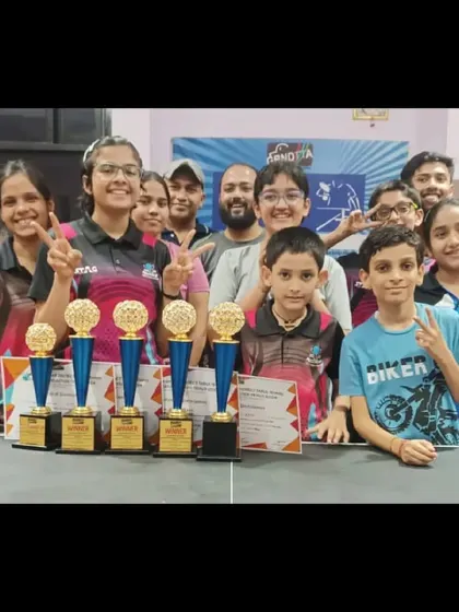 A celebration of champions at the Gautam Buddh Nagar District Championship. Samriddhi Sharma achieved a Triple Crown, winning the U-15, U-17, and Women's categories, while 9-year-old Aryaveer Borah won the U-11 Boys title.