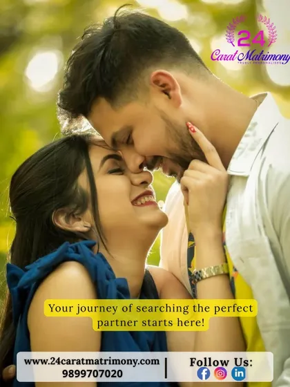 Your journey of searching for the perfect partner starts here. A happy, natural photo of a couple enjoying each other's company, reflecting the kind of genuine connection we facilitate.