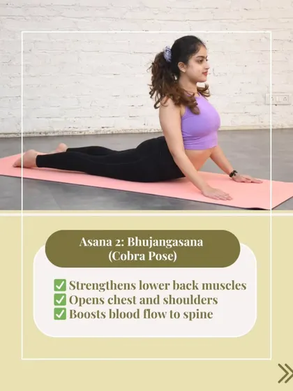 The second pose in our back pain relief series is Bhujangasana, or Cobra Pose. This guide explains how it strengthens lower back muscles and opens the chest, making it an effective pose for counteracting the effects of sitting.