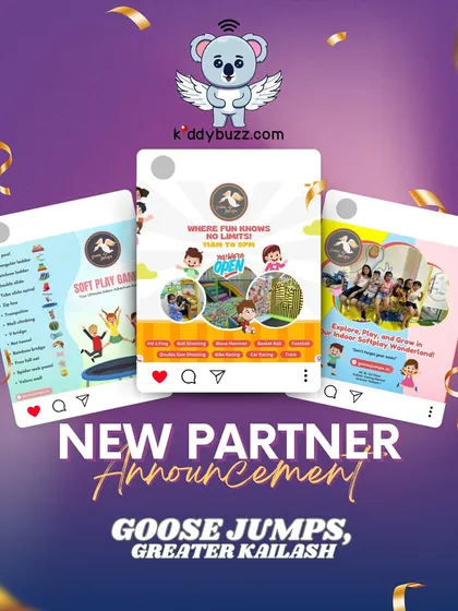 Goose Jumps in Greater Kailash is where fun knows no limits. This partner venue offers thrilling games, exciting rides, and endless adventures for an action-packed party.