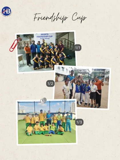 Celebrating the winners of the Friendship Cup. We ensure every tournament concludes with a proper awards ceremony to recognize the achievements of all teams, including winners Shishuvan School and runners-up APJ Abdul Kalam School.