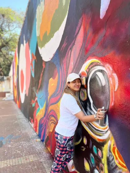 A moment of connection with the artwork. As an artist, you pour a part of yourself into the wall, and it's a powerful feeling to see it come alive.