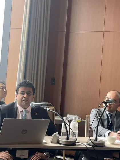Our Partner Rishabh Shroff speaking at the Inter-Pacific Bar Association (IPBA) Annual Conference in Tokyo, sharing insights on cross-border M&A and Share Purchase Agreements.