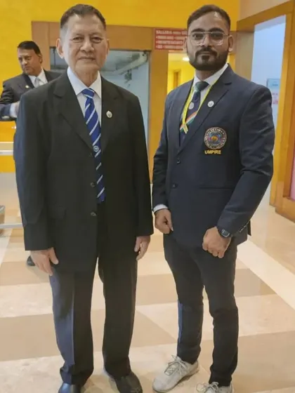 It is an honor to stand with the respected Grand Master Prof. Dr. Dato Leong Wai Meng, a leader in the global Taekwondo community.